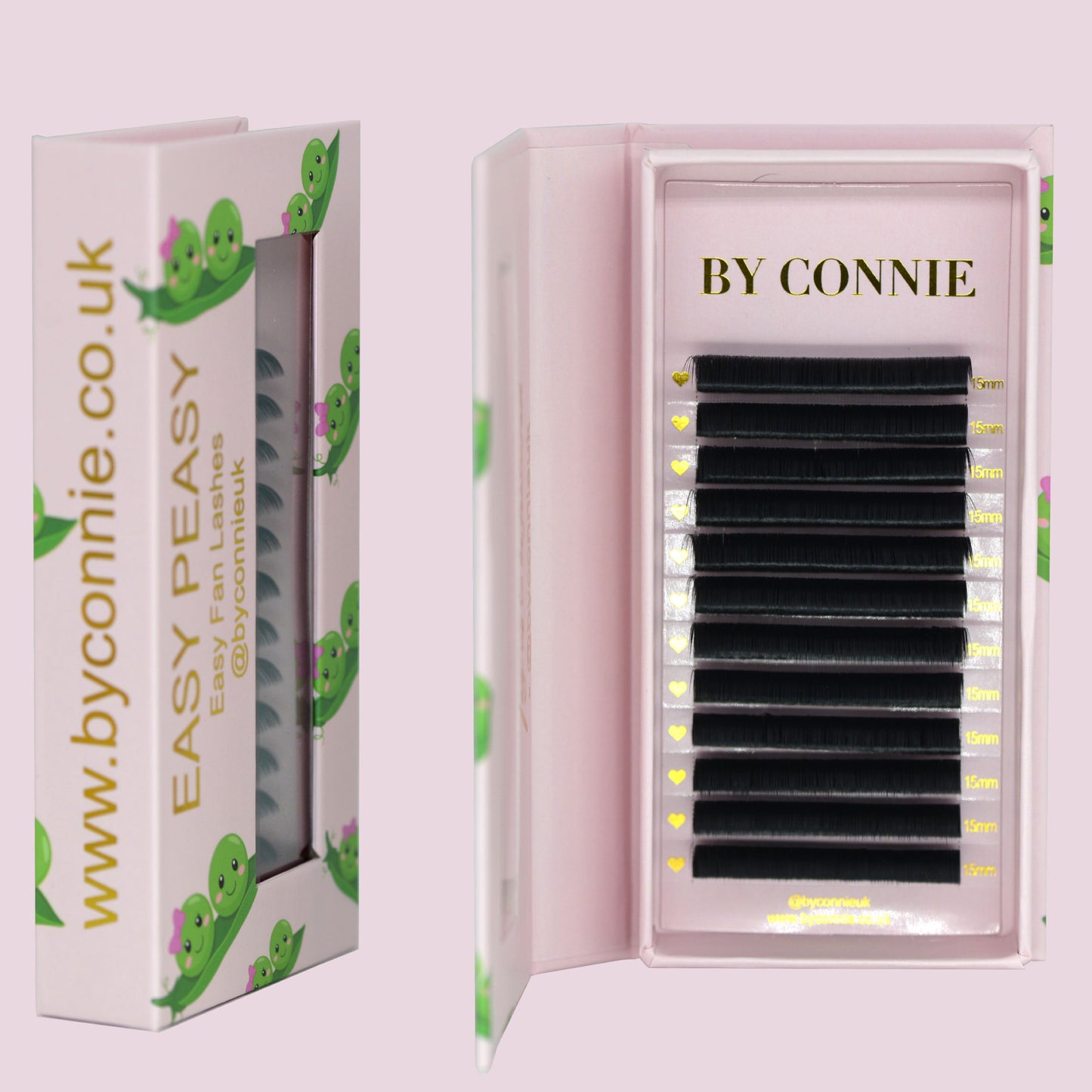 EASY PEASY Easy Fanning Lashes -0.05 D